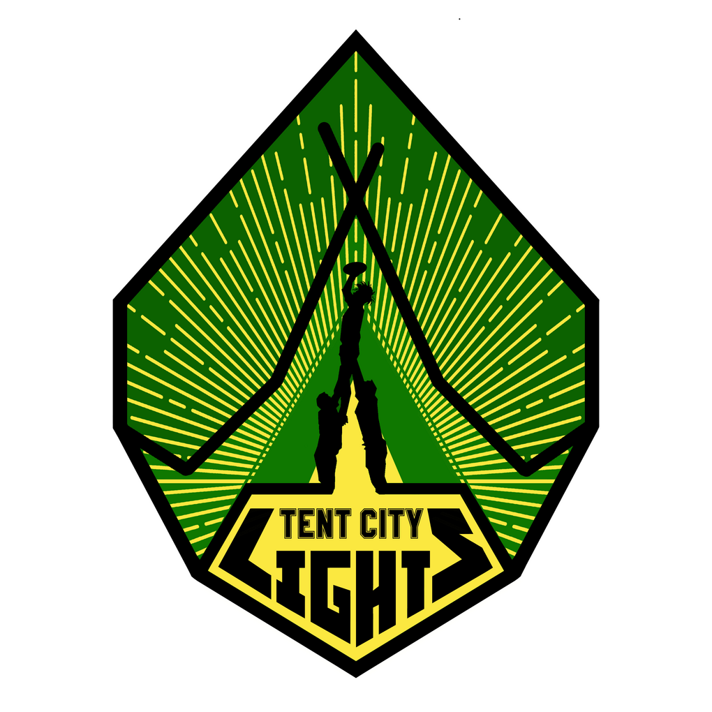 Tent City Lights Logo Tent City Lights Rugby Union Club Logo